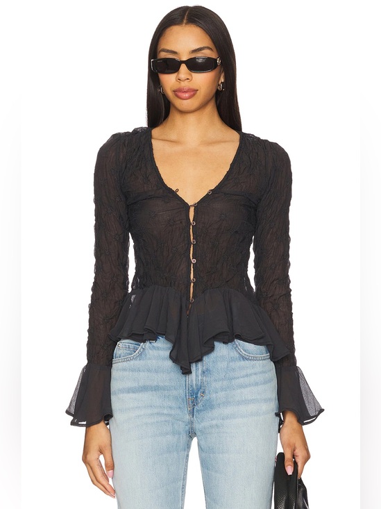 Free People Tops - Free People Elias Smocked Blouse